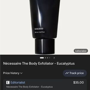 Nécessaire Sandalwood Body Exfoliator - Black